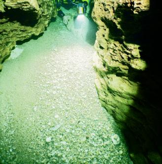 Inside the third chamber of Jacob's Well