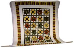 The nearly finished quilt.