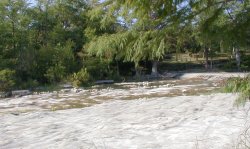 Blanco River dry bed